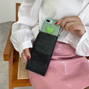 Fashion Rhinestone Solid Color Mini Glitter Purse Women Phone Bag Crossbody Bags