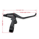 MEROCA 2x Bicycle Brake Lever Folding MTB Bike Brake Handle Cycling (Black)