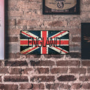 England Flag Retro Metal Plate Tin Sign Plate Poster for Bar Club Iron Painting