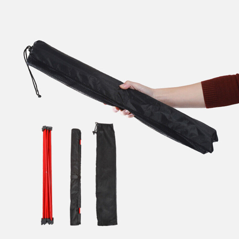 Large Aluminum Alloy Folding Table Portable Household Outdoor Desk (Orange)