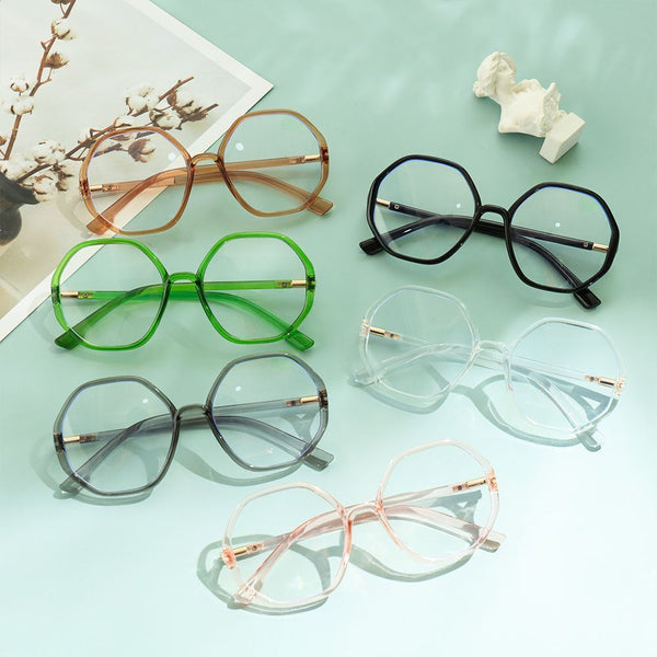 Eyeglasses Blue Light Blocking Glasses Radiation Protection Flat Mirror Eyewear
