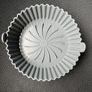Silicone Air Fryer Liner Kitchen Baking Parchment Steamers Pads (Grey) Newly