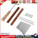 17 Keys Kalimba DIY Replacement Parts with Keys Bridge Tuning Hammer Kit Newly