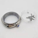 45mm Stainless Steel Hand-Winding Polished Watch Case For ETA 6497/6498 Movement