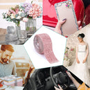 #A 1m Rhinestone Tape Applicator Ribbon Glitter Self-adhesive Crystal DIY Sticke