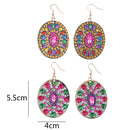 DIY Diamond Painting Mandala Patterns Stud Earrings for Women (RZ003) Newly