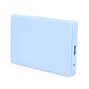2.5in USB 3.0 SATA Hd Box HDD Hard Drive External Enclosure Case(Blue)