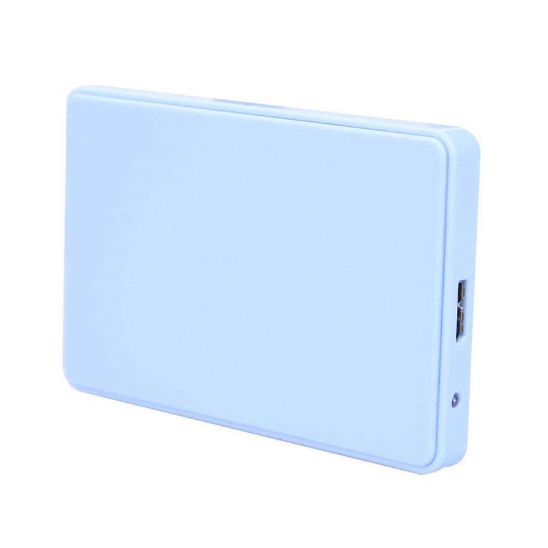 2.5in USB 3.0 SATA Hd Box HDD Hard Drive External Enclosure Case(Blue)