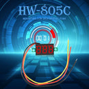 0.36 inch Mini DC 0-100V 3-Wire Gauge Voltage Meter Voltmeter Monitor Teste