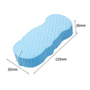 Soft Exfoliating Bathing Sponge Scrubber Exfoliating Massager Tool (Blue)