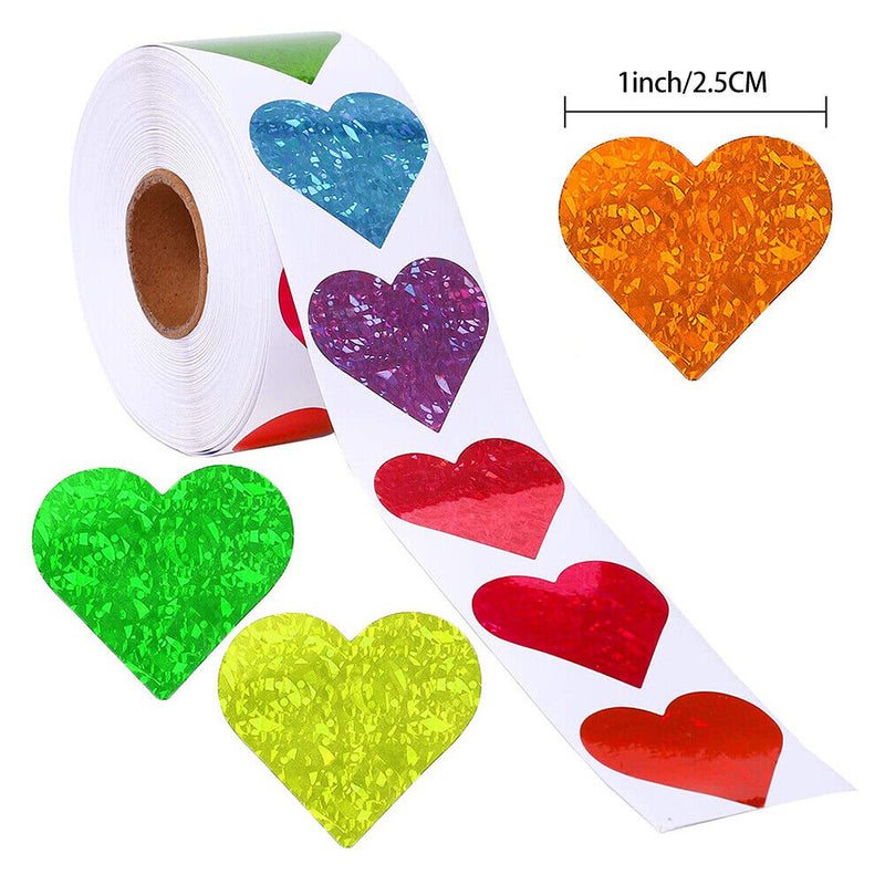1 Roll Trackless Scrapbooking Gift Packaging Stickers for Envelopes Decor G