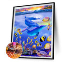 5D DIY Diamond Painting Kits Underwater World Full Round Drill Wall Decor Art