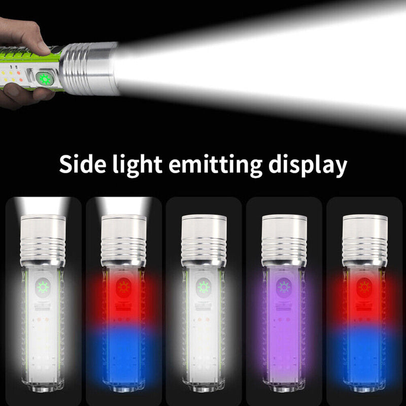 Rechargeable Camping Lights 30W Flash Light for Outdoor Camping Hiking Emergency