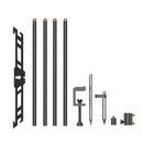 Multifunction Outdoor Camping Table Frame, Foldable, Adjustable Lat