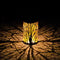 Hollow Maple Leaf Solar LED Lantern Light Path Lawn Patio Hanging Decor Lamp