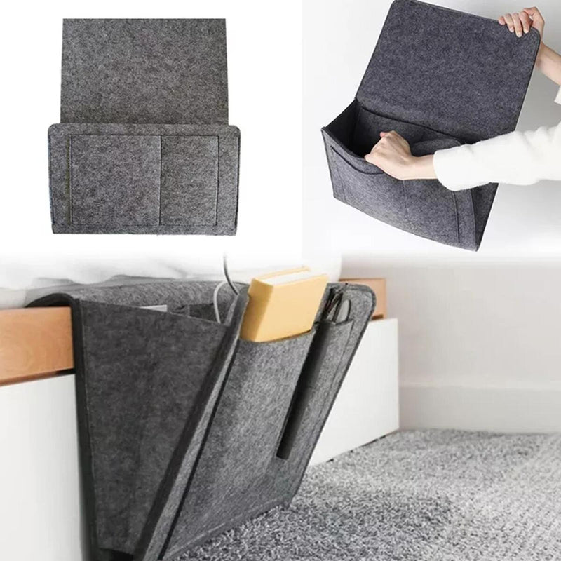 Hanging Sofa Bedside Storage Bag Pocket Bed Phone Book Holder Organizer N EW_