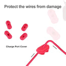 4pcs Silicone Charge Port Cover Line Card for M365 Electric Scooter Parts