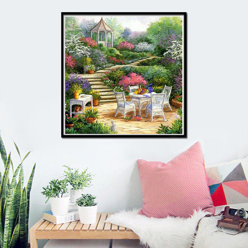 Shinyamal JinHongHuaMaoYi 5D DIY Full Drill Diamond Painting Garden Cross Stitch S