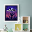 Halloween Cross and Hands Oil Paint By Numbers Kit Frameless Drawing Picture