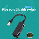 1to 2 Female Port Ethernet Cable Splitter Connector Adapter for Cat 8 Cat 7