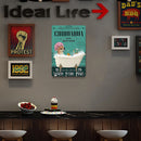 Bathing Dog Retro Metal Plate Tin Sign Plaque Poster Wall Art for Bar (2) Newly