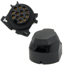 13 Pin Plastic Euro Socket Trailer Plug Towbar Light Connector Adapter