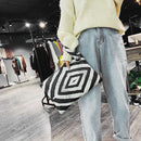 Leopard Print Leather Clutch Women Purse Zip Wallet Travel Makeup Storage Bag