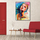 Painting By Numbers Kit DIY Women Canvas Oil Art Wall Picture Home Decor