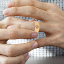 Heart Couple Ring Stainless Steel Wedding Lovers Open Rings Men Women Jewelry