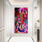 Abstract Guitar Oil Paint By Numbers Kit DIY Handpainted on Canvas Wall Unframed