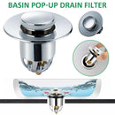 Anti-Clogging Popping Core Sewer Universal Bathroom Sink Stopper Wash Drainer`