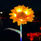 Solar Garden Lawn Light Sunflower Ground Plug Lamp Outdoor Yard Landscape Decor