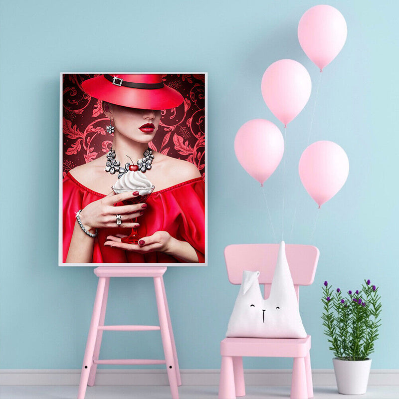 Royal Court Lady 5D DIY Diamond Painting Full Round Drill Picture Handicrafts