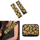 Backpack Straps Sunflower Shoulder Seat Belt Cover Universal Car Seat Belt Pads
