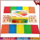 Wooden Toys for Children Mathematics Game Stick Math Numbers Counting Rods