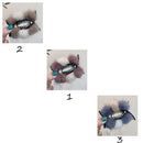 Claw Hairpins Plush Head Clips Plush Ball Scrunchies Ponytail Holder Hairpins