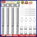 Useful Grill Burner Tube 4pcs BBQ Replacement Pipe Camping Tool Grill Tube Spare