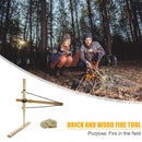 Outdoor Survival Gear Bow Drill Friction Fire Starter Expansion Training Props