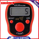 0-99999 LCD Finger Counter LED Luminous Electronic Tally Counter (Red)