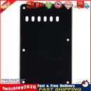 6 Holes Electric Guitar Tremolo Cavity Cover Back Plate for ST SQ (Black) Newly