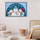 5D DIY Diamond Painting Kits Full Round Drill Snowman Mosaic Wall Picture D