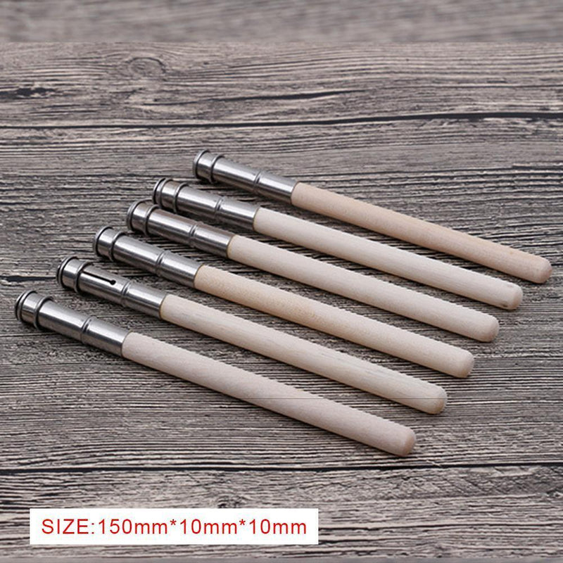 20pcs Wood Single Head Pencil Extender Holder Sketch School Office Ar