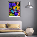 Diamond Painting 5D Flower Butterfly DIY Full Round Drill Mosaic Picture Craf