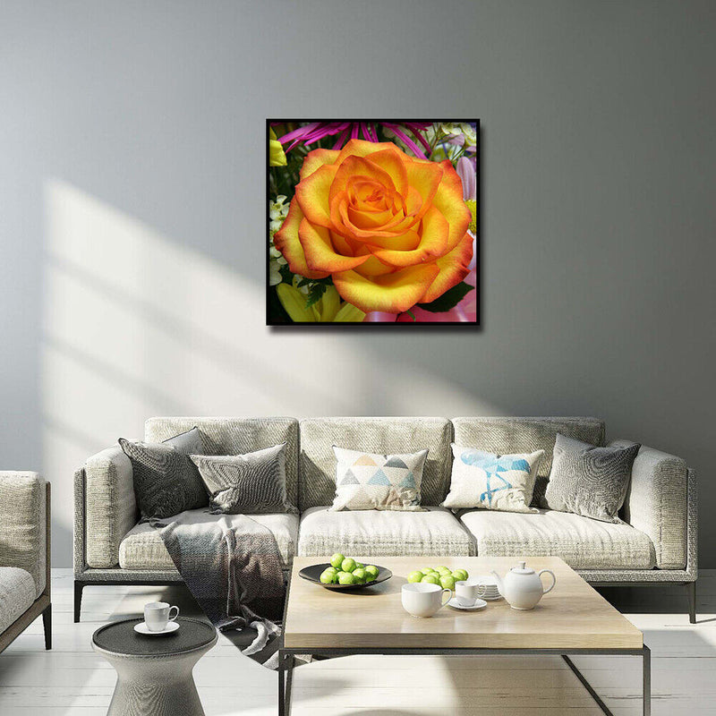Full Drill Diamond Painting DIY Elegant Flower Wall Picture Poster (LD328) Newly