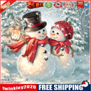 5D DIY Full Round Drill Diamond Painting Christmas Snowman for Home Decor
