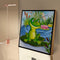5D Frog on Pond Kit Rhinestone Diamond Painting DIY Full Round Drill Ornaments