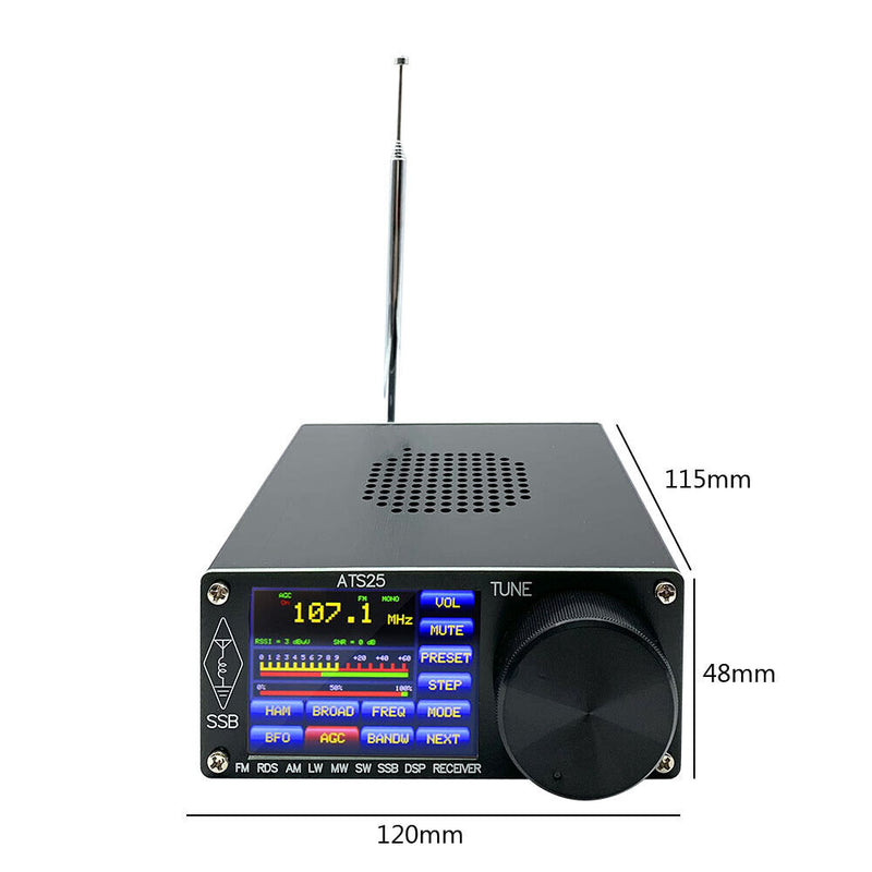 Si4732 Dsp Receiver Fm Am Mode Ats25 Radio Receiver for Receive Radio Broad