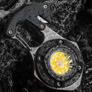 Multi-function COB LED Flashlight Rechargeable Keychain Camping Emergency Lig