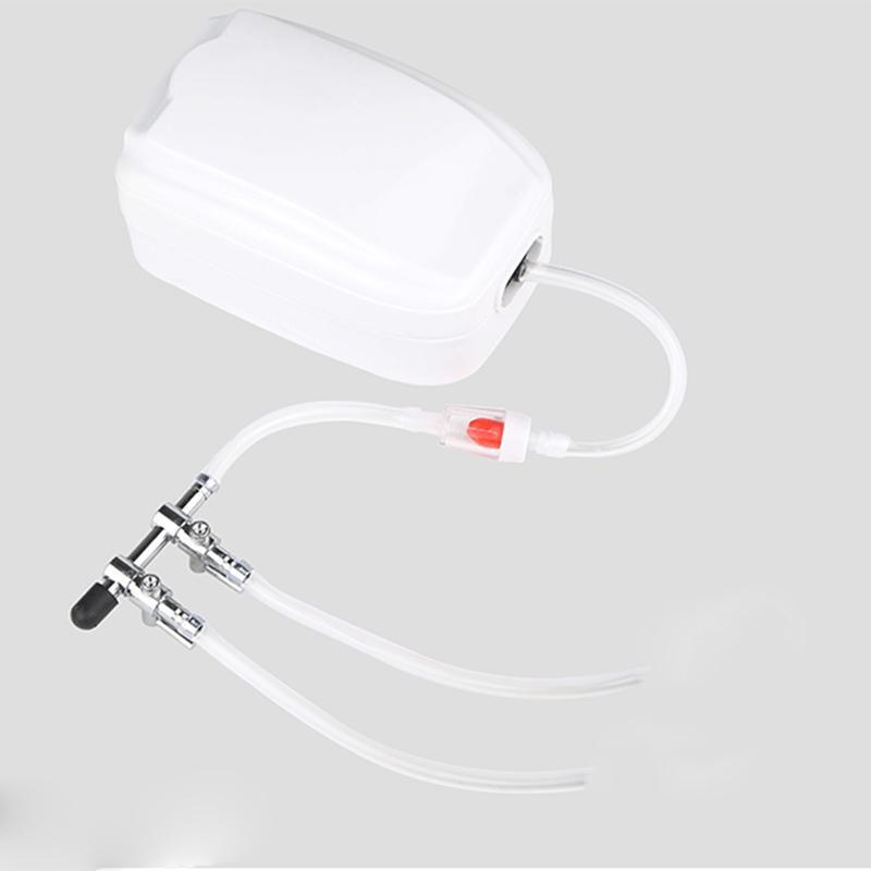 Air Flow Line Stainless Steel Control Valve Aquarium Pump Splitter(2-way)