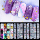 Star Nail Sequins Mirror Sparkly Holographic Nail Art Sequins Nail Glitter